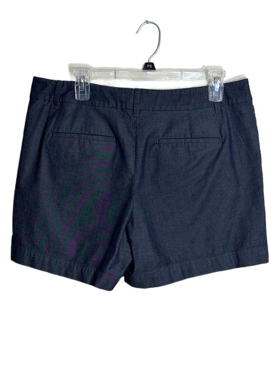 Ann Taylor Dark Wash Chambray Chino Shorts - Picture 7 of 8